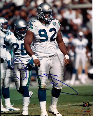 Autographed LAMAR KING Seattle Seahawks photo