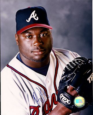 AUTOGRAPHED  RAY KING Atlanta Braves