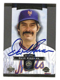 Autographed DAVE KINGMAN New York Mets 2003 Upper Deck Sweet Spot Classic Card