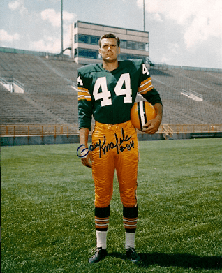 Autographed GARY KNAFELC Green Bay Packers Photo