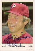 Autographed JERRY KOOSMAN 1987  Phillies Post card