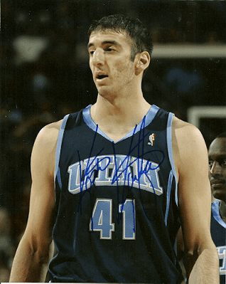 Autographed KOSTA KOUFOS Utah Jazz Photo