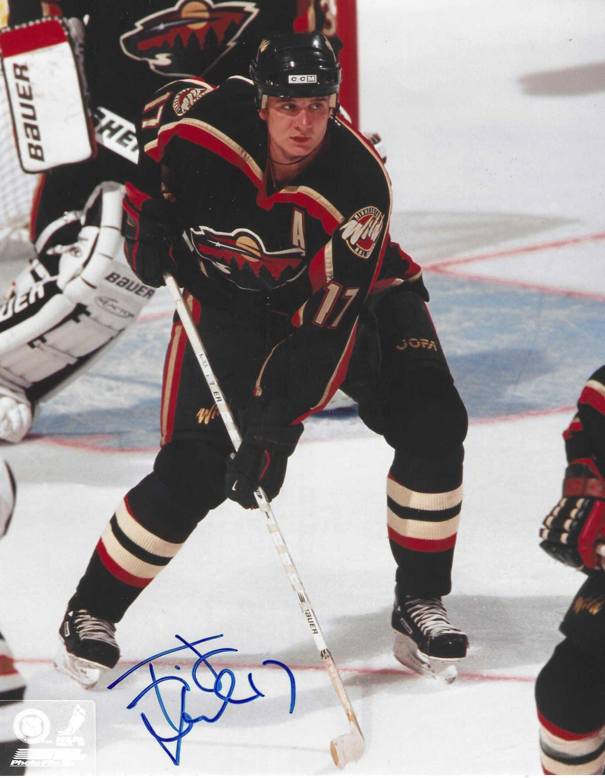 Autographed FILIP KUBA 8x10 Minnesota Wild Photo
