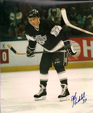 Autographed BOB KUDELSKI Los Angeles Kings Photo