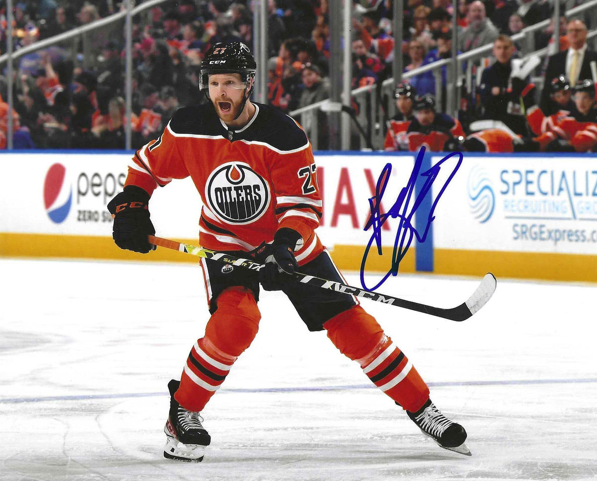 Autographed BRETT KULAK 8X10 Edmonton Oilers Photo