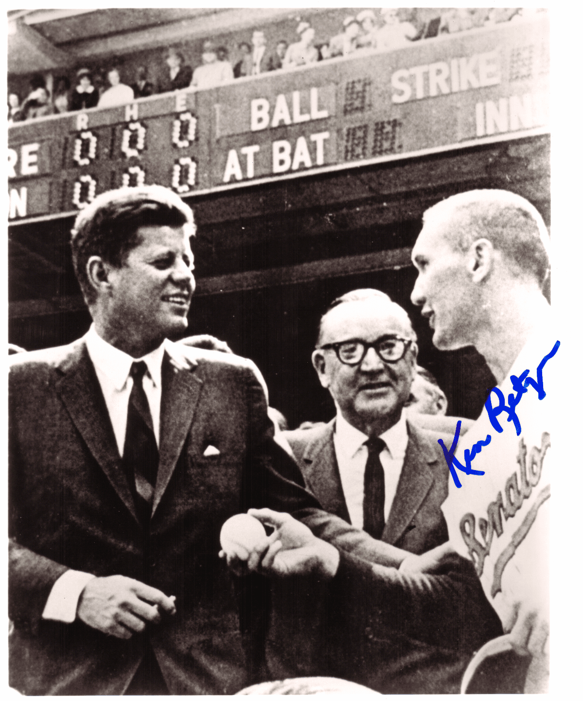 AUTOGRAPHED photo KEN RETZGER Washington Senators
