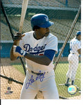 AUTOGRAPHED LEE LACY 8x10 Los Angeles Dodgers photo