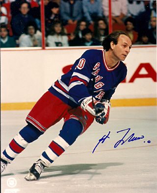 Autographed GUY LAFLEUR New York Rangers 8X10 Photo