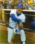 AUTOGRAPHED STEVE LAKE Chicago Cubs Photo