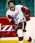 Autographed ROBERT LANG 8X10 Detroit Red Wings Photo