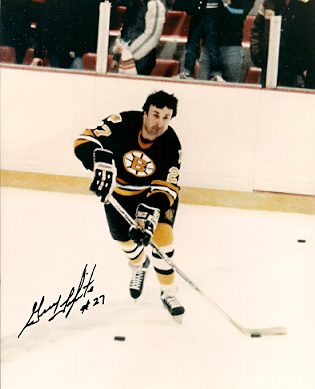 Autographed GUY LAPOINTE Boston Bruins  Photo