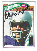 Autographed STEVE LARGENT Seattle Seahawks 1977 Topps Card #177