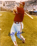 AUTOGRAPHED MIKE LAVALLIERE 8x10 Philadelphia Phillies Photo