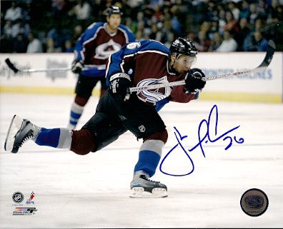 Autographed JOHN MICHAEL LILES Colorado Avalanche Photo