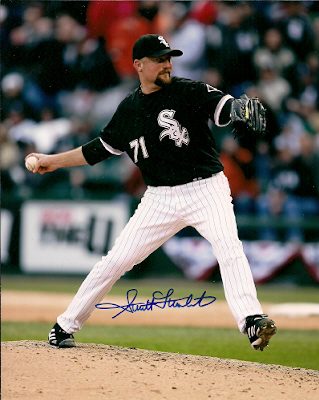 AUTOGRAPHED  photo SCOTT LINEBRINK Chicago White Sox
