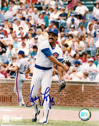 AUTOGRAPHED DAVEY LOPES Chicago Cubs Photo
