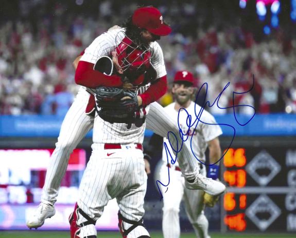 AUTOGRAPHED MICHAEL LORENZEN Philadelphia Phillies 8x10 Photo