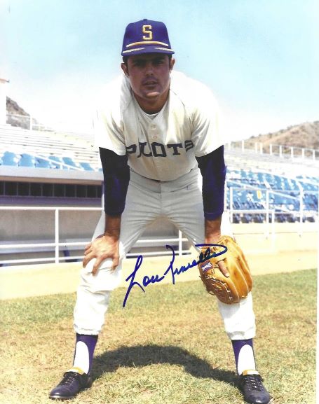 AUTOGRAPHED LOU PINIELLA 8X10 Seattle Pilots photo
