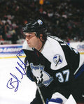 Autographed BRAD LUKOWICH 8X10 Tampa Bay Lightning photo