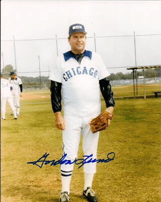 AUTOGRAPHED  photo GORDON LUND Chicago White Sox