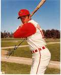 AUTOGRAPHED LARRY BROWN 8x10 Cleveland Indians Photo