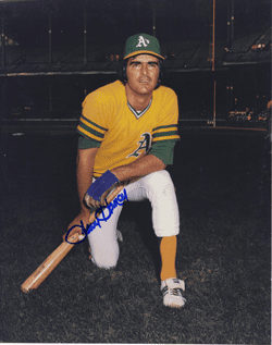 AUTOGRAPHED SIGNED photo LARRY HANEY Oakland A's