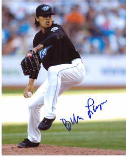SIGNED photo BRANDON LEAGUE Toronto Blue Jays