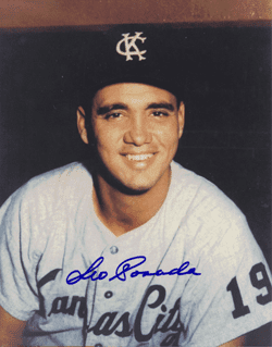 AUTOGRAPHED SIGNED photo LEO POSADA Oakland A's