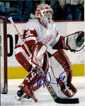 Autographed JOEY MACDONALD Detroit Red Wings Photo