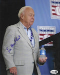 Autographed LEE MACPHAIL 8X10 HOF Photo JSA