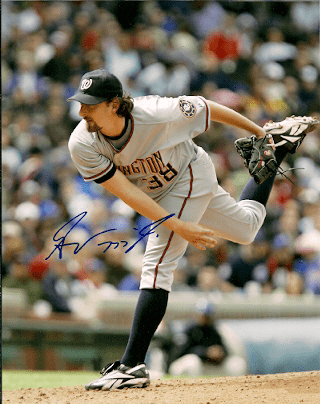 Autographed GARY MAJEWSKI Washington Nationals Photo
