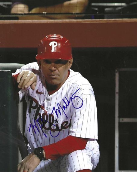 AUTOGRAPHED MARTY MALLOY 8x10 Philadelphia Phillies Photo