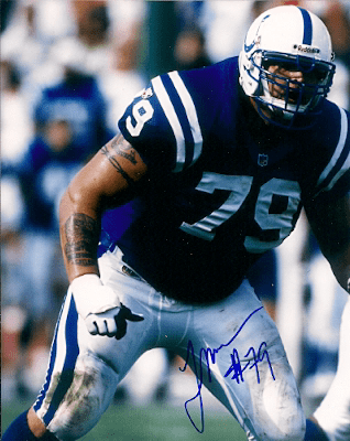 Autographed TONY MANDARICH Baltimore Colts photo