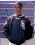 AUTOGRAPHED  photo JERRY MANUEL Chicago White Sox