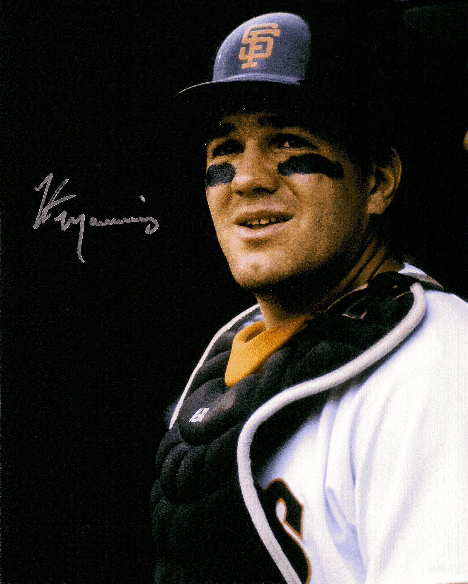 AUTOGRAPHED KIRK MANWARING San Francisco Giants Photo