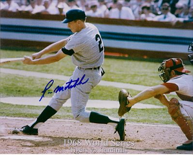 AUTOGRAPHED TOMMY MATCHICK 8x10 Detroit Tigers Photo