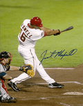 Autographed JUSTIN MAXWELL Washington Nationals Photo