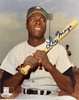 AUTOGRAPHED  photo LEE MAYE Houston Astros