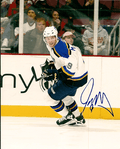 Autographed JAY McCLEMENT St. Louis Blues Photo