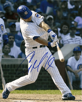 AUTOGRAPHED CASEY MCGEHEE Chicago Cubs Photo