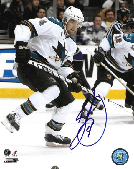 Autographed KYLE MCLAREN 8X10 San Jose Sharks photo