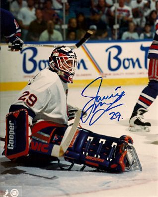 Autographed JAMIE MCLENNAN New York Islanders Photo