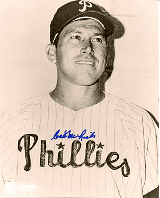 AUTOGRAPHED CAL MCLISH 8x10 Philadelphia Phillies Photo