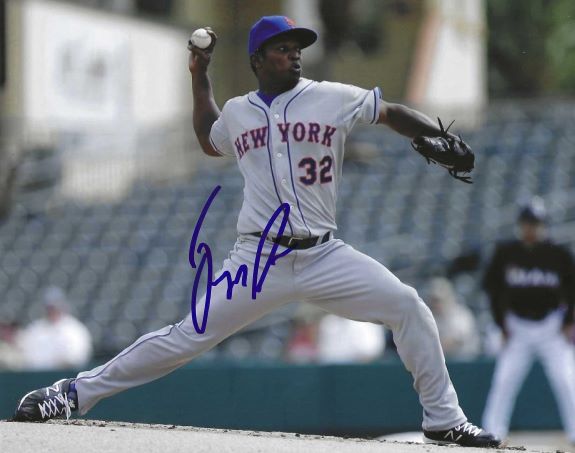 AUTOGRAPHED Jenrry Mejia 8X10 New York Mets photo