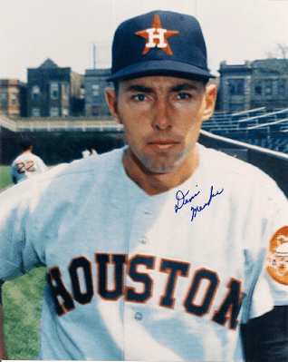 AUTOGRAPHED  photo DENIS MENKE Houston Astros