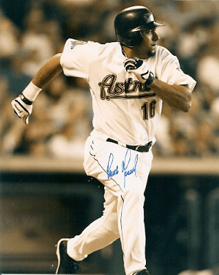 AUTOGRAPHED  photo ORLANDO MERCED Houston Astros