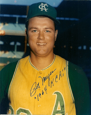 AUTOGRAPHED  photo BOB MEYER Kansas City A's
