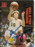 Autographed ANNE MEYERS 1993 Action Packed card.