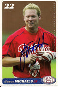Autographed JASON MICHAELS 2004 Phillies Post card