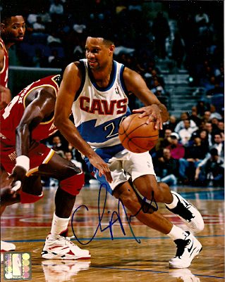 Autographed CHRIS MILLS Cleveland Cavaliers photo